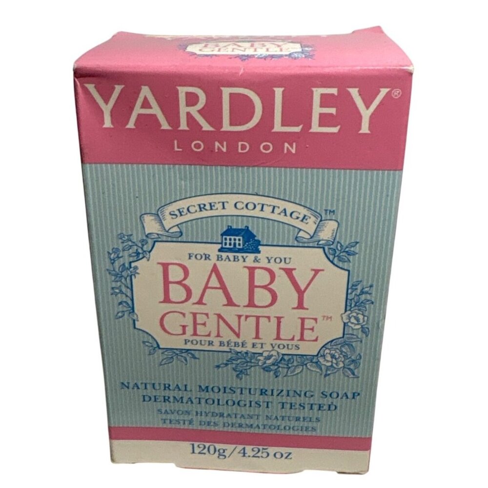 Yardley London Soap Bar Baby Gentle Natural Moisturizing Dermatologist Tested